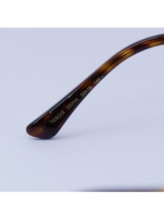Jimmy Choo TESO/S 0000 HA Sunglasses Gold Butterfly Frame, Brown Lenses main image 4
